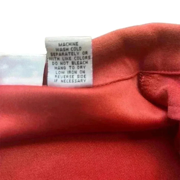 Croft & Barrow Women's XL Red Faux Suede Jacket Boxy Fit Zip Closure - Picture 7 of 7